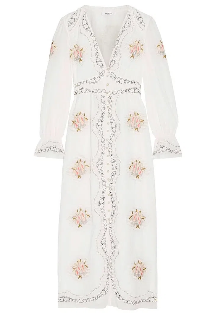 Cotton dress, £965, Vilshenko at Net-A-Porter
