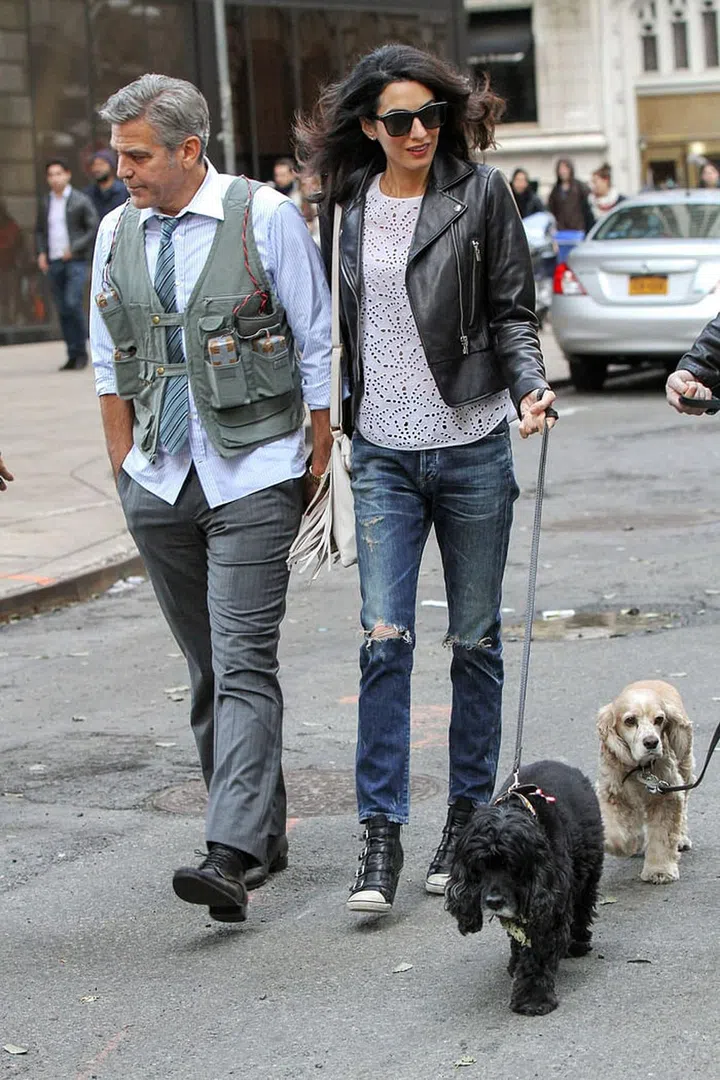 Out for a walk in New York City in April. Photo: Getty 