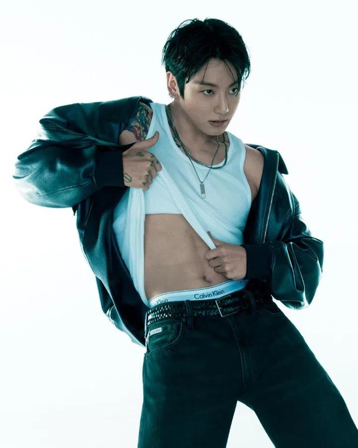 celebrity campaigns, jung kook x calvin klein