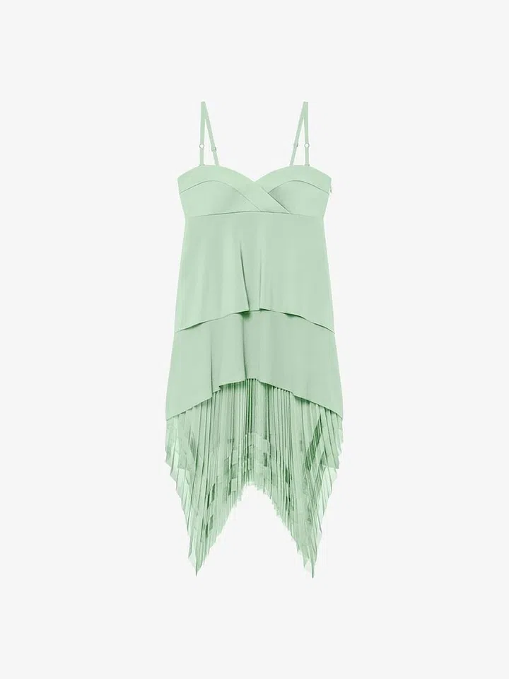 Dress In Crepe De Chine With Flounces, $5,800, Givenchy