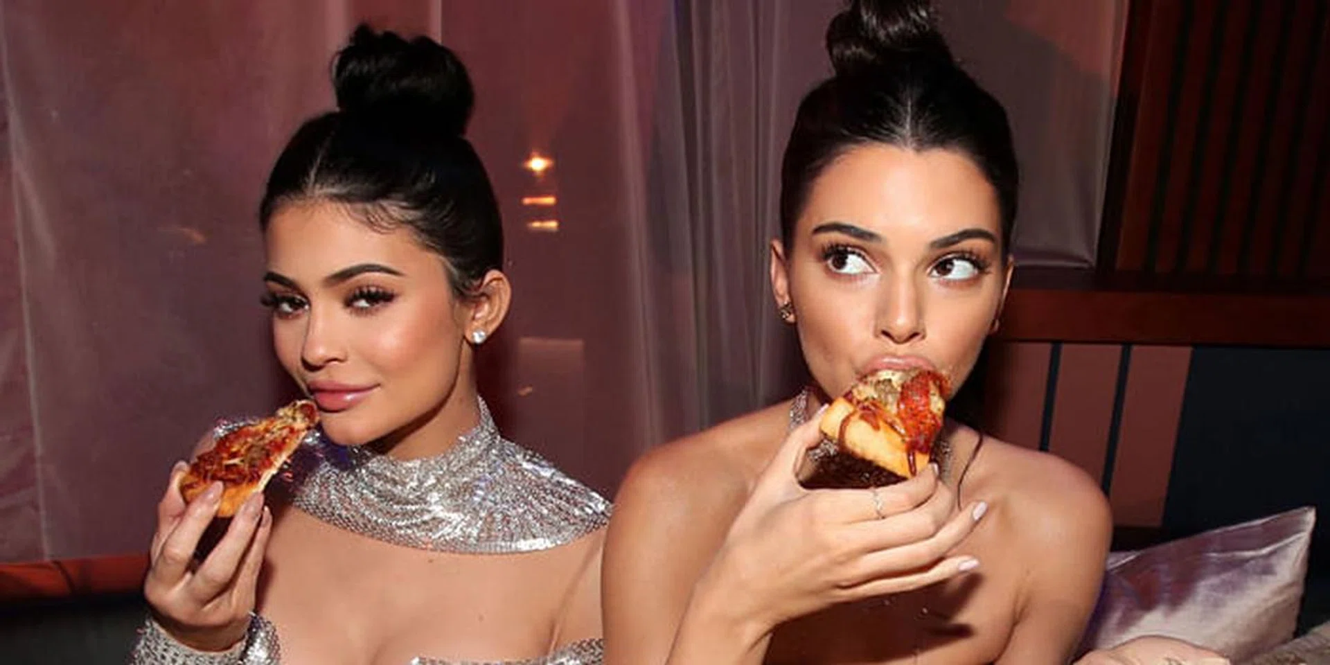 kendall jenner kylie jenner pizza