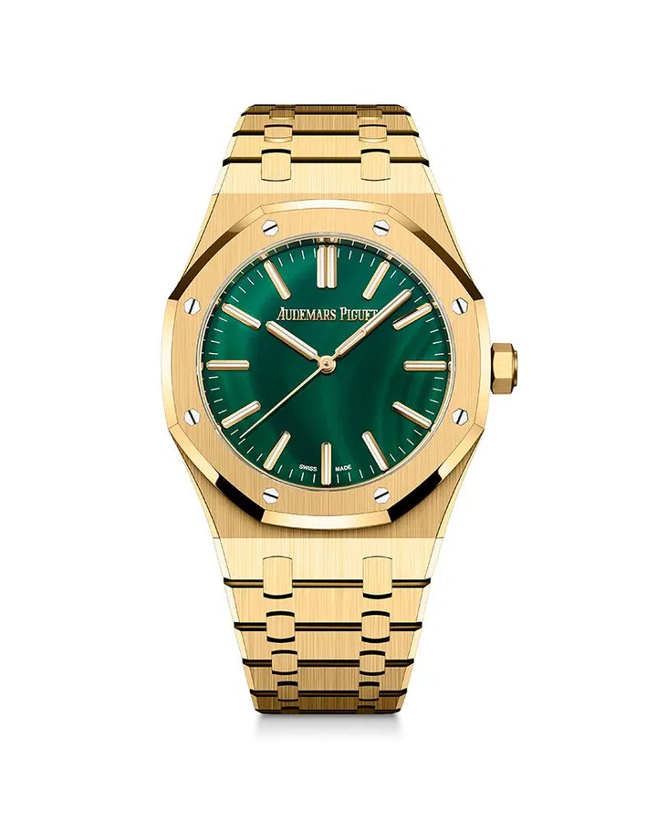 watch news march 2026 | Audemars piguet royal oak selfwinding malachite dial
