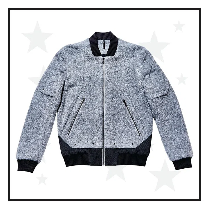 Bomber jacket, $599, nuboaix