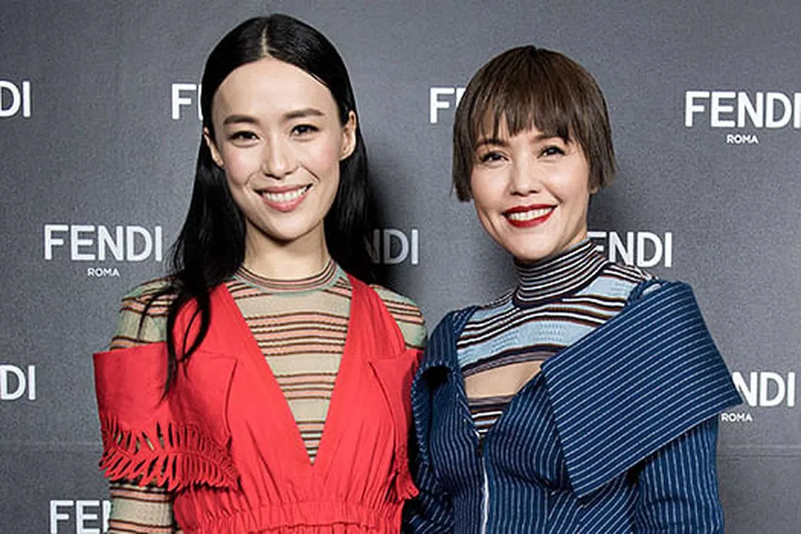 Jeanette Aw Zoe Tay More Stars Celebrated The New Fendi ION Orchard Store Harper s Bazaar Singapore