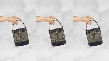Tory Burch TB T Monogram Bucket Bag