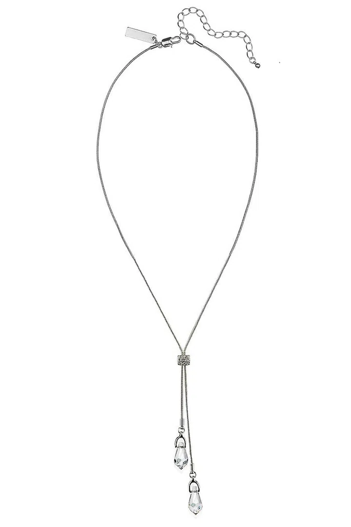 Y Necklace MADE WITH SWAROVSKI® ELEMENTS, $55.90