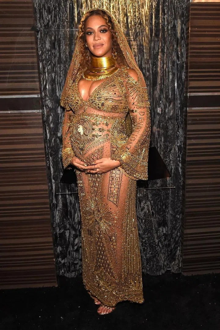 Wearing Peter Dundas at the Grammy Awards. Photo: Getty 