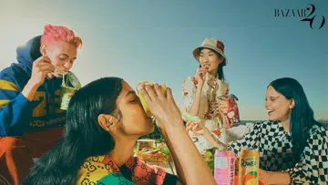 Fashion spread: Eat, Drink, Love