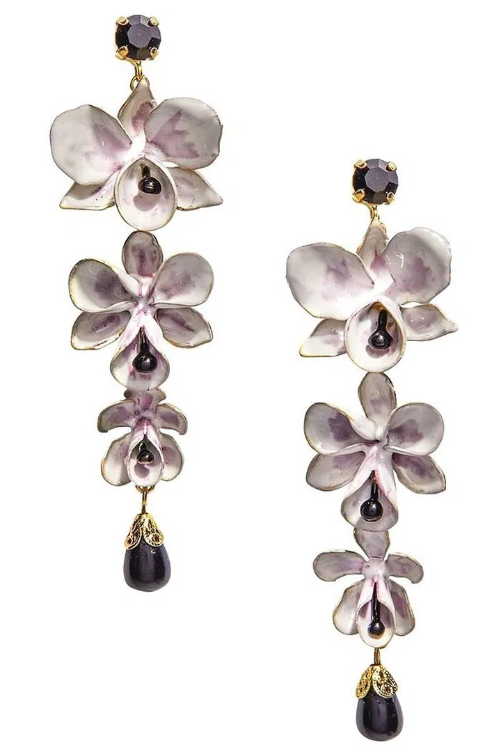 Etro earrings, $422, similar styles available at polyvore.com. Photo: Studio D