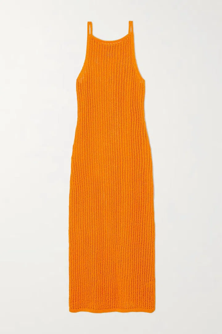 Yaro Crocheted Cotton-Blend Midi Dress, $404, Cult Gaia at Net-a-Porter