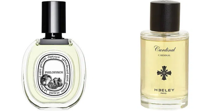 <b>Diptyque</b> Philosykos, $177.88, diptyqueparis.com; <b>Heely</b> Cardinal, $250.15, luckyscent.com. 