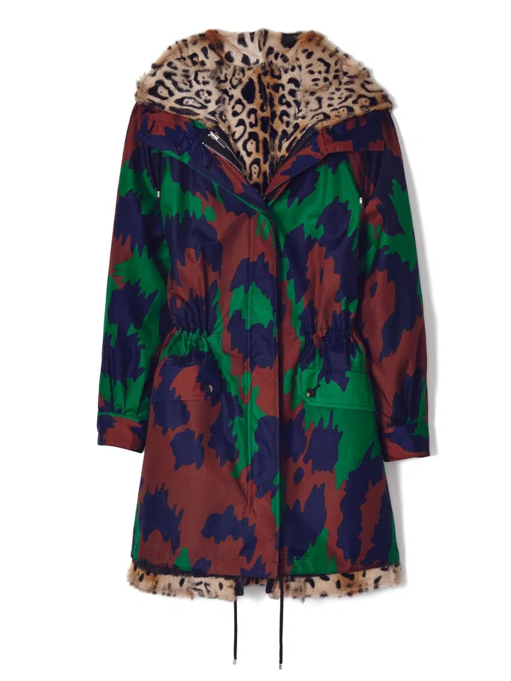 Parka, $7,460, Diane von Furstenberg 