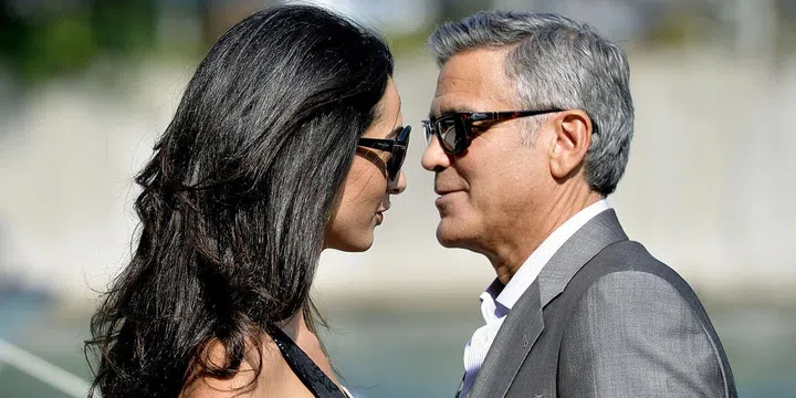 In Venice, Italy on the eve of their wedding. Photo: Getty
