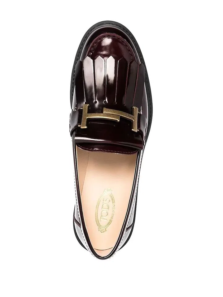 Double T Buckle Loafers, $770, Tod's at Farfetch