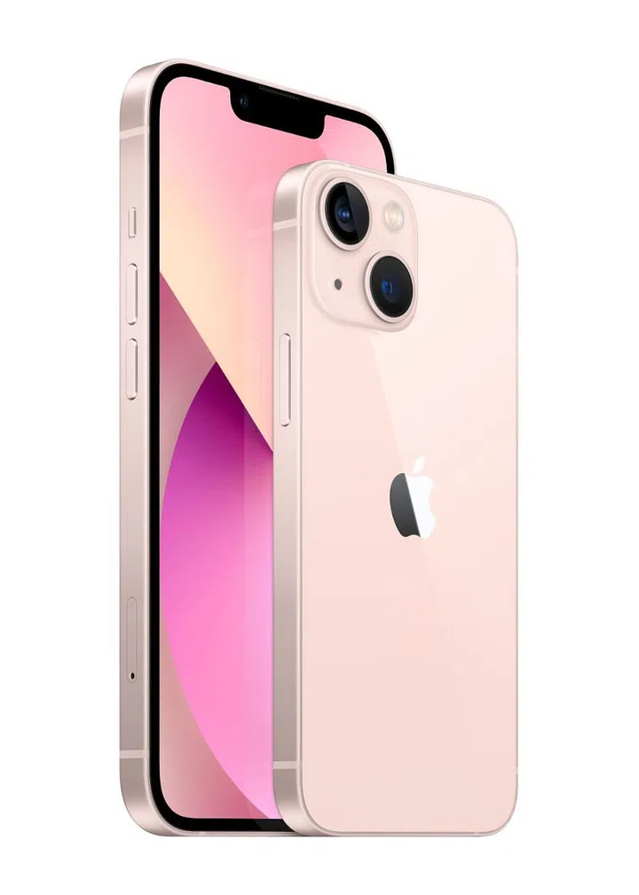 The iPhone 13 and iPhone 13 mini feature two camera lenses and now supports Cinematic mode.