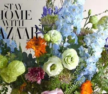 Stay Home With BAZAAR Floral Arrangement with Charlotte Puxley