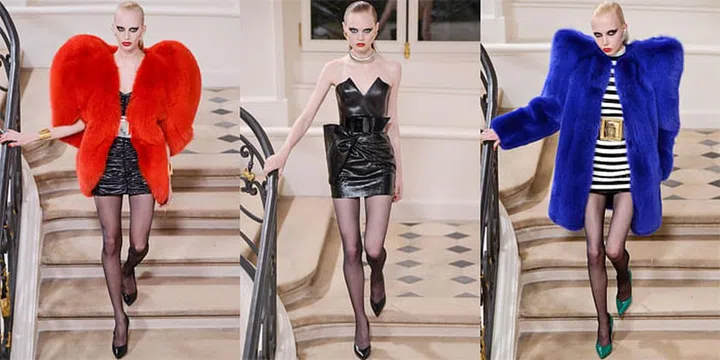 Hedi Slimane's Best Runway Moments At Saint Laurent