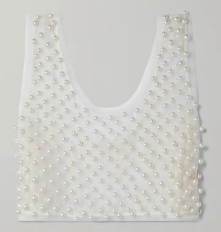 Top, about $480, LoveShackFancy at Net-a-Porter