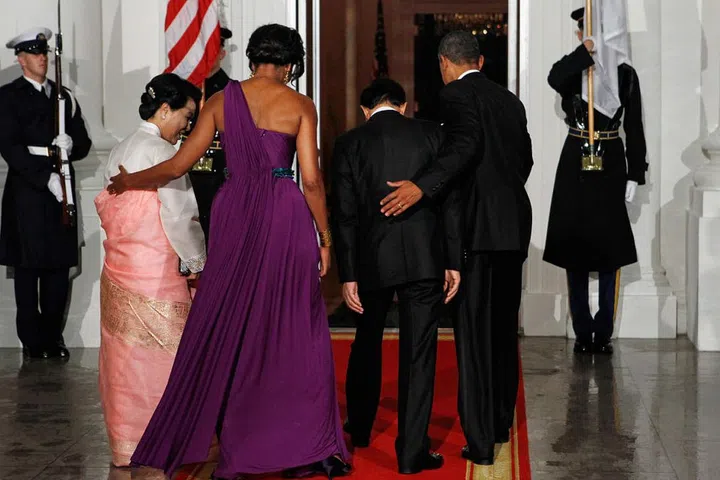 Hard to believe, but the back of the dress was even more stunning than the front.