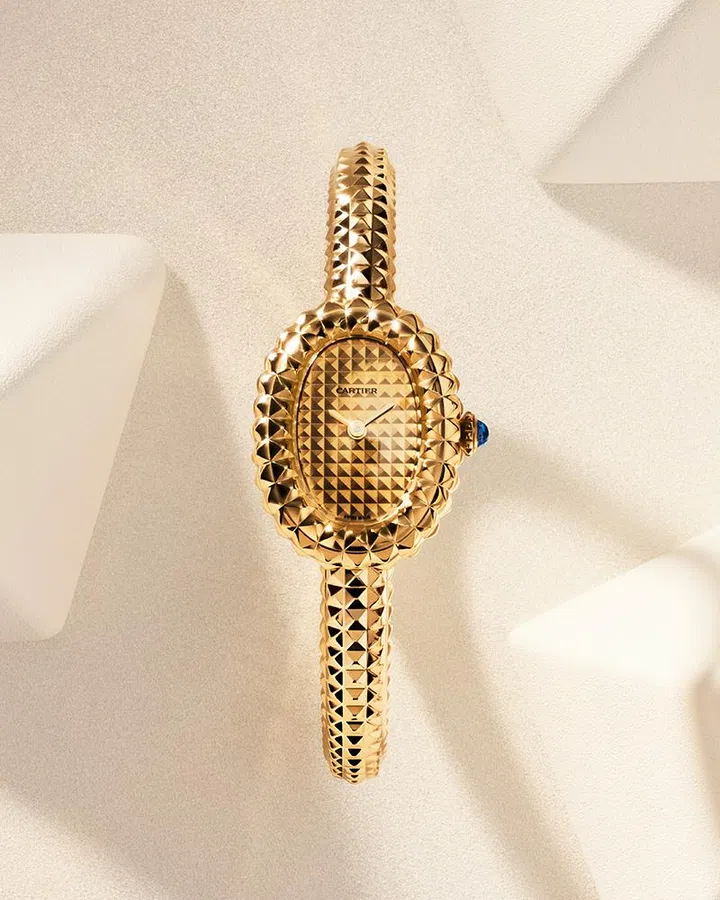 best watches at watches and wonders 2026 | cartier baignoire yellow gold clou de paris