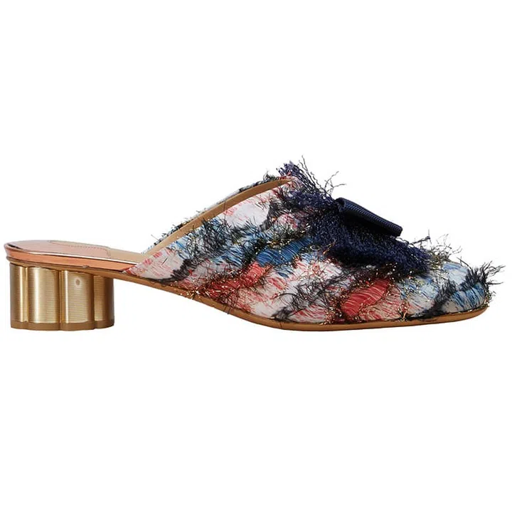 Salvatore Ferragamo mules, $625, www.24sevres.com.

