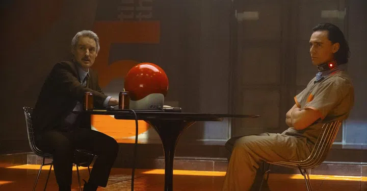 (left to right): (Mobius) Owen Wilson and Loki (Tom Hiddleston). Photo: Courtesy