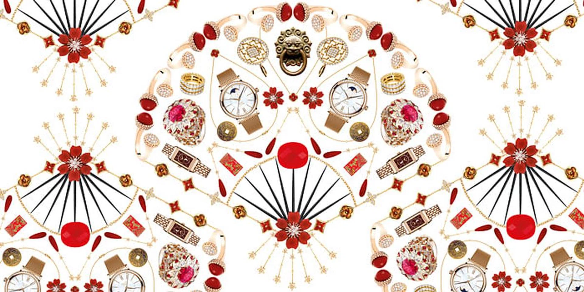 red jewellery