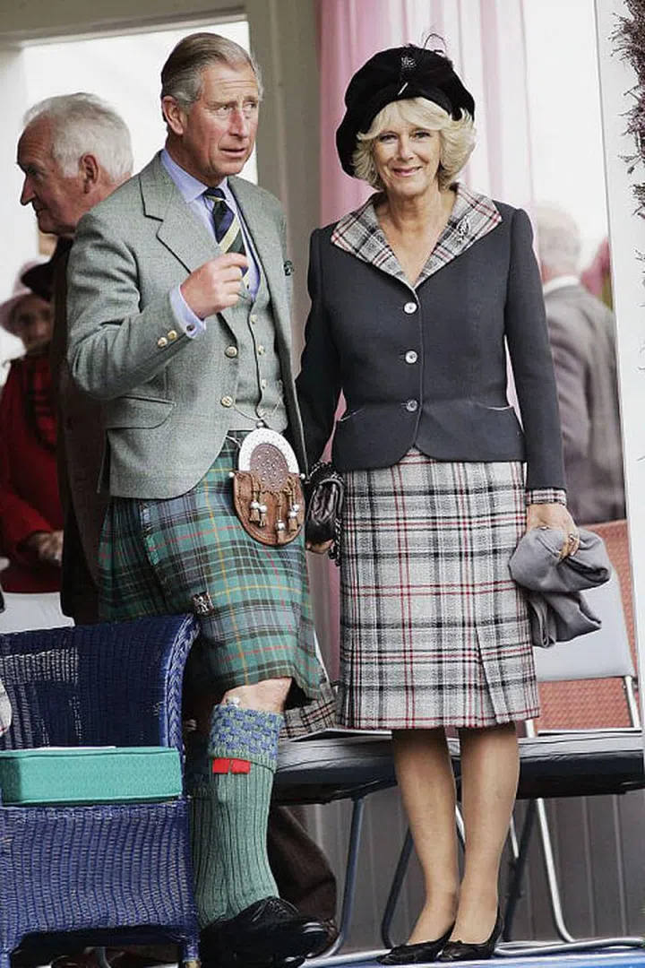 Looks like Camilla gets to wear the special tartan, too.