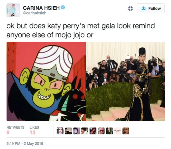 The 26 Funniest Tweets About The 2016 Met Gala