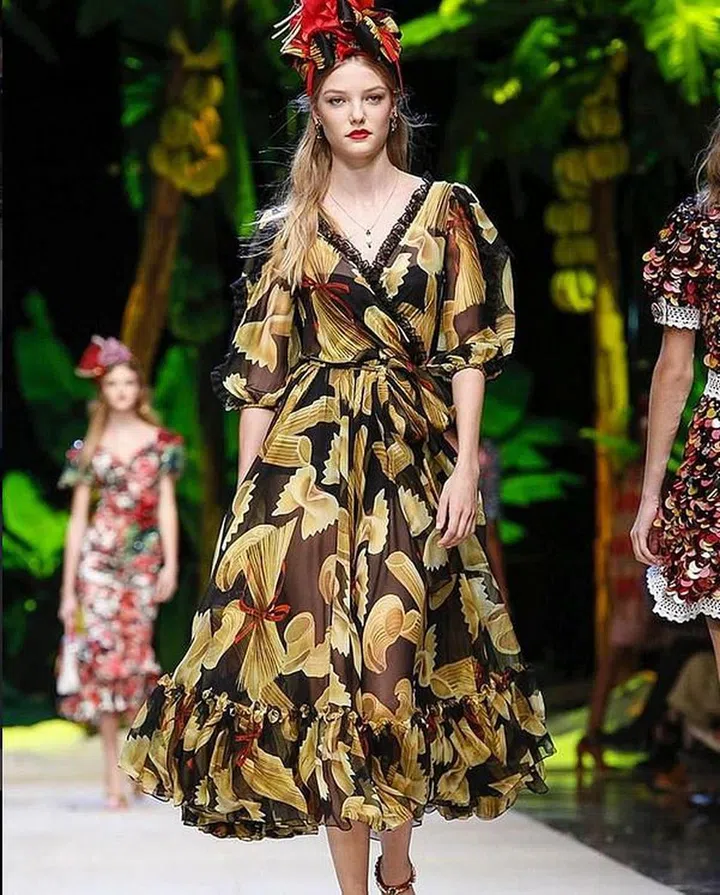 Number of shows walked: 47 //
Trademark: Bedroom eyes, razor sharp cheekbones, elegant glide //
Seen here: Dolce &amp; Gabbana (@dolcegabbana) //
Photo: Instagram (@roosabels)