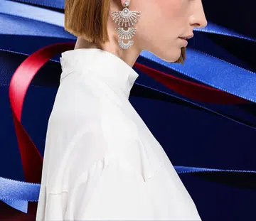 A campaign image from Swarovski's Holiday collection 2020