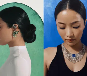 cartier ambassador interview | anna sawai wearing the Le Chœur des Pierres high jewellery creations
