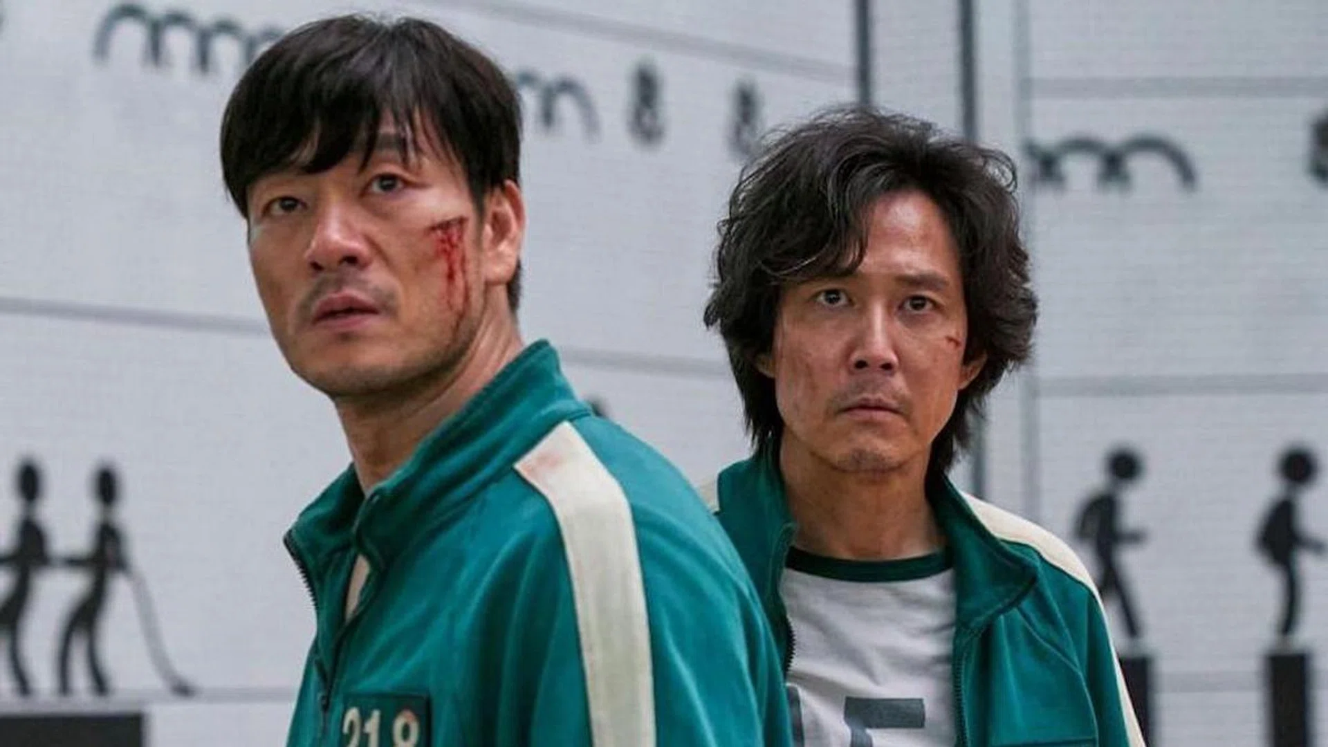 (From left) Park Hae-soo and Lee Jung-jae in 'Squid Game'. (Photo: Netflix)
