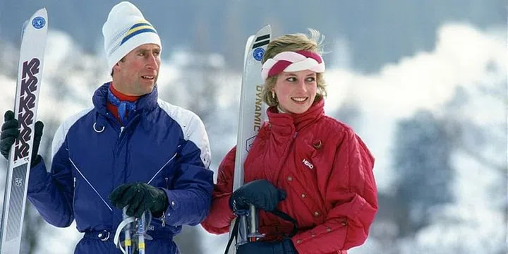 On vacation in Klosters, Switzerland. Photo: Getty 
