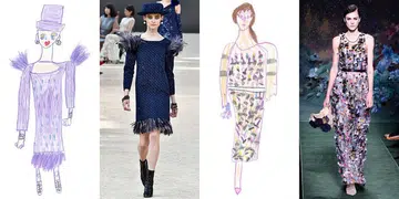haute couture illustrations