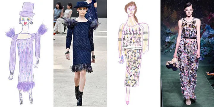 haute couture illustrations