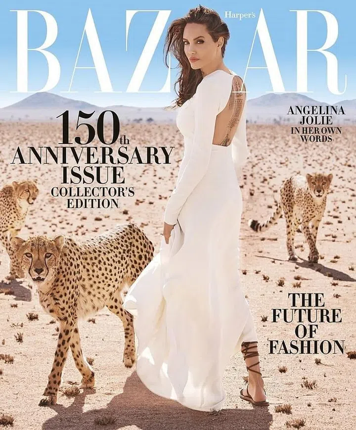 Ralph Lauren Collection dress; K. Jacques sandals. Photo: Alexi Lubomirski