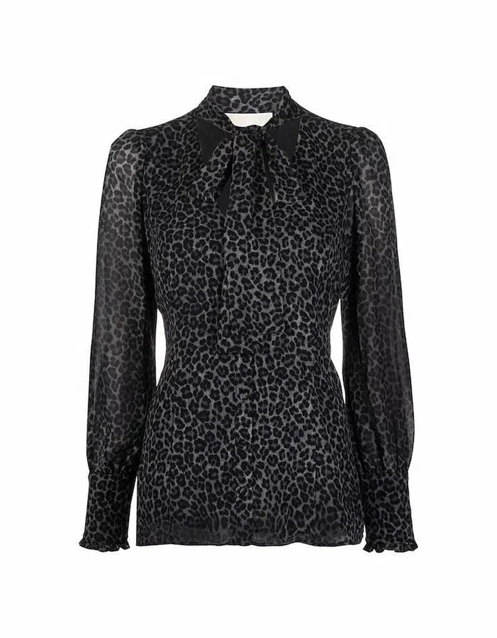 Leopard-Print Blouse, $261, Michael Michael Kors at Farfetch
