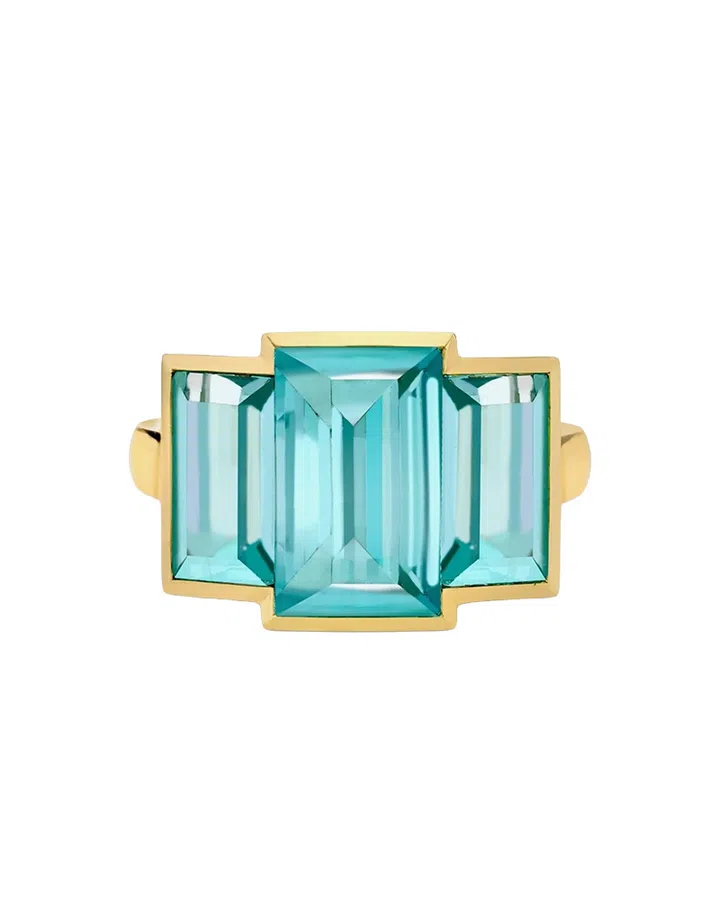 coloured gemstone engagement rings | pragnell paraiba tourmaline