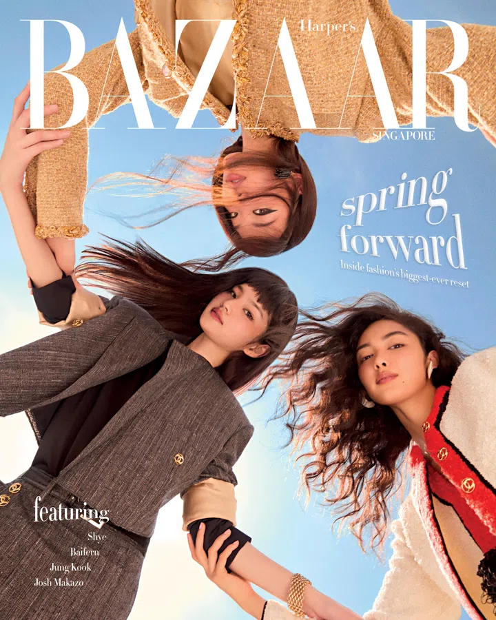 Harper's Bazaar Singapour Mars 2026 Waifa Chanitsiri Lait Natracha Briena Rose John Todds