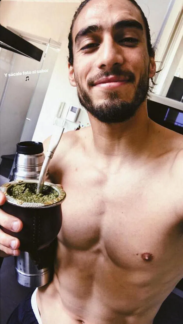 Playing for Uruguay.
Photo: Instagram