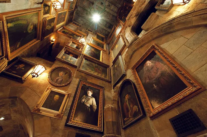 The great halls of Hogwarts