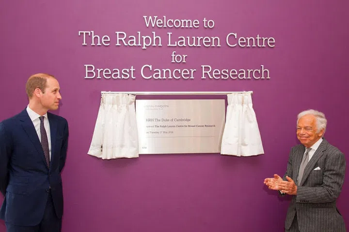 The Duke Of Cambridge Opens The Ralph Lauren Centre For Breast Cancer Research