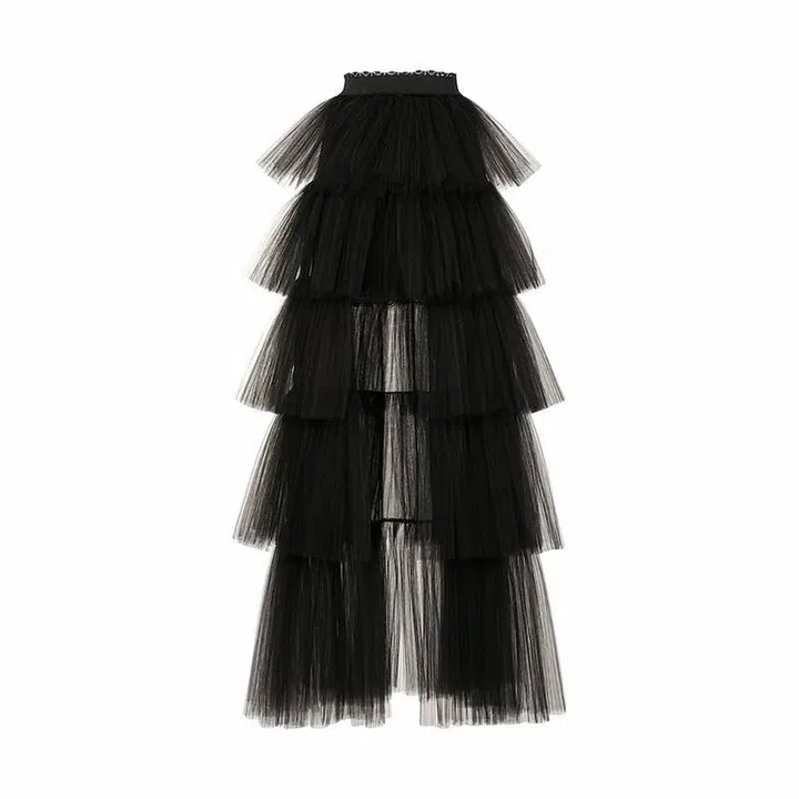High-Low Tulle Skirt, $5,506, Zuhair Murad at Farfetch
