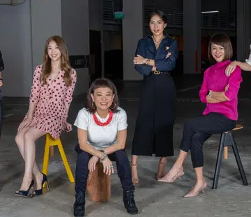 Pasar Glamour and HuntStreet's founders.