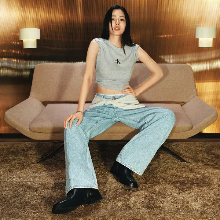 celebrity campaigns, lingling kwong calvin klein