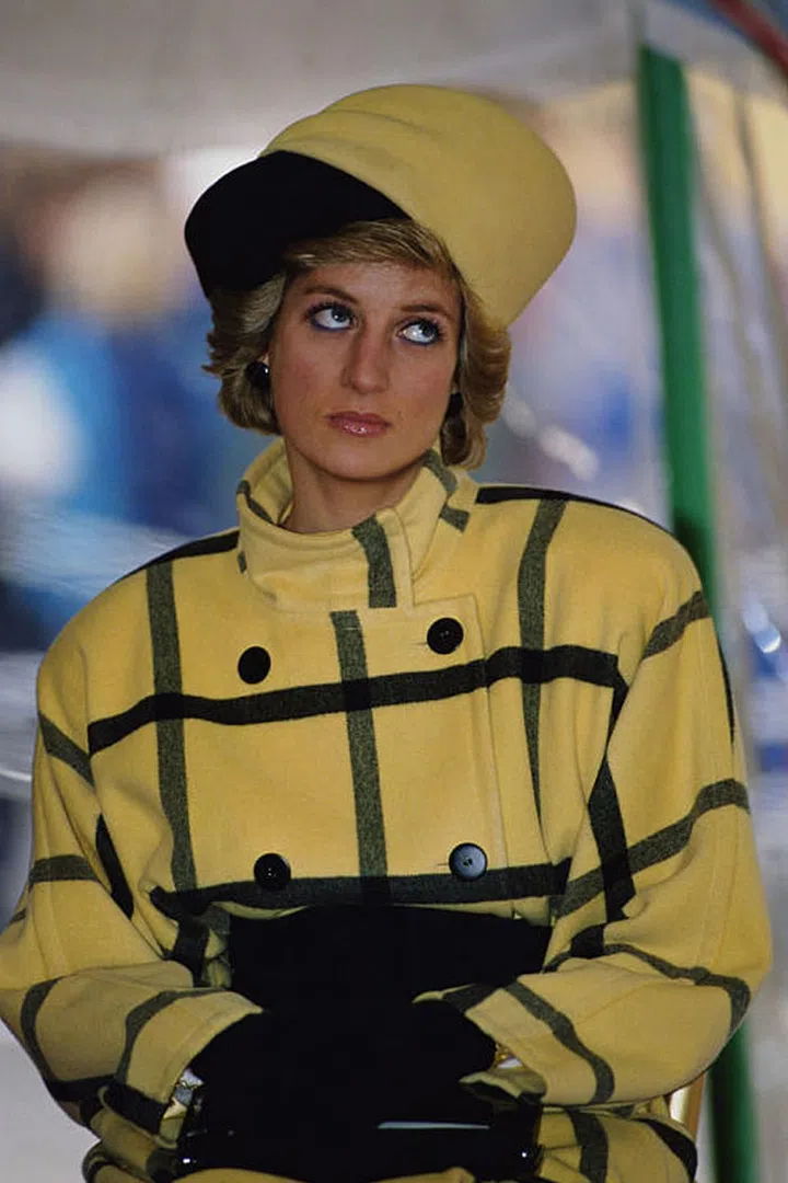 …and this fabulous bright yellow Escada number.