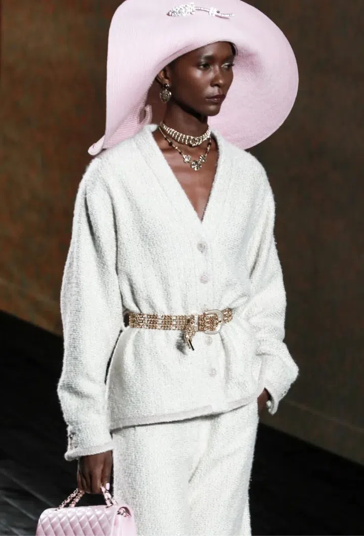 Christmas gift guide 2024 travel fashion Chanel white tweed jacket