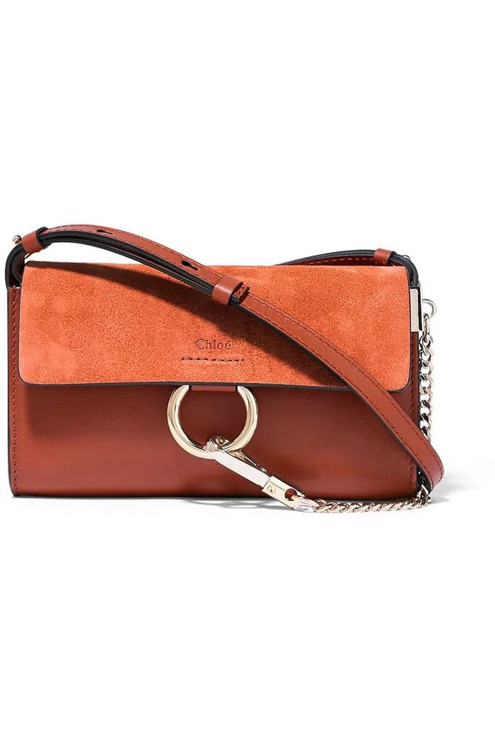 Suede bag, £525, Chloé at Net-A-Porter
