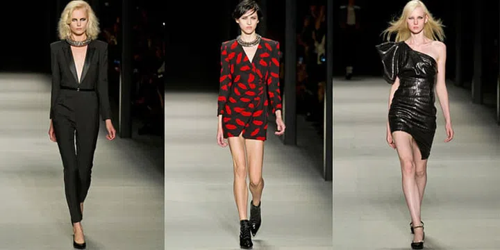 Hedi Slimane's Best Runway Moments At Saint Laurent